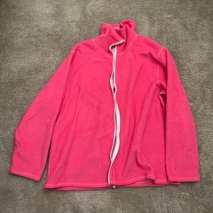 Pink zip up